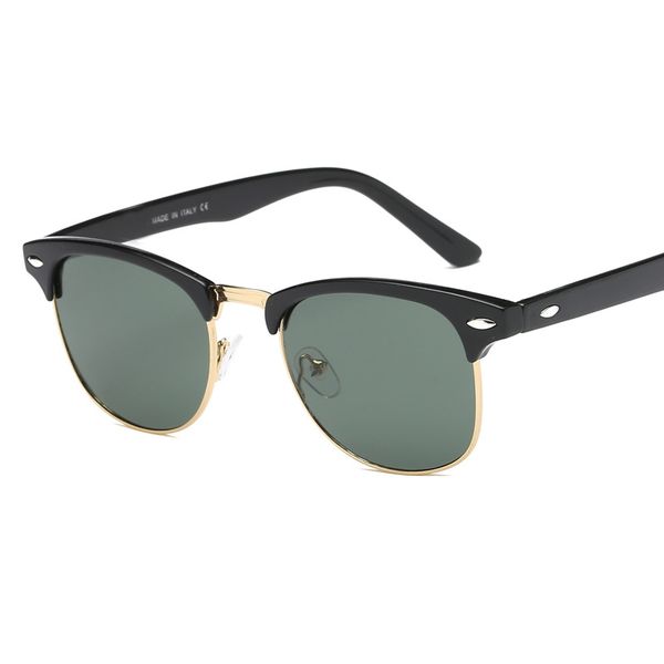 glass lens eyeglass men classic brand retro women 3016 ray sunglasses luxury designer eyewear pilot sun glasses uv protection spectacles, White;black
glass lens eyeglass men classic brand retro women 3016 ray sunglasses luxury designer eyewear pilot sun glasses uv protection spectacles, White;black