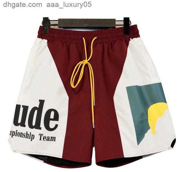 designer shorts rhude shorts summer fashion beach pants men street wear red blue black purple pants mens short size s-xl, White;black
designer shorts rhude shorts summer fashion beach pants men street wear red blue black purple pants mens short size s-xl, White;black