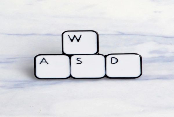 keyboard w a s d special cartoon brooch creative lapel denim enamel badge gift box pins7744302, Gray
keyboard w a s d special cartoon brooch creative lapel denim enamel badge gift box pins7744302, Gray