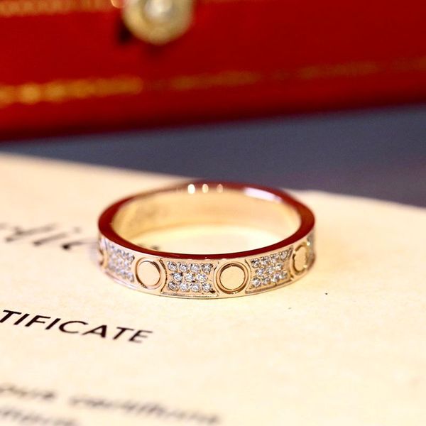 selling men inlaid zircon classic 18k gold love ring lovers engagement and wedding gifts women rings high-quality jewelry, Silver
selling men inlaid zircon classic 18k gold love ring lovers engagement and wedding gifts women rings high-quality jewelry, Silver