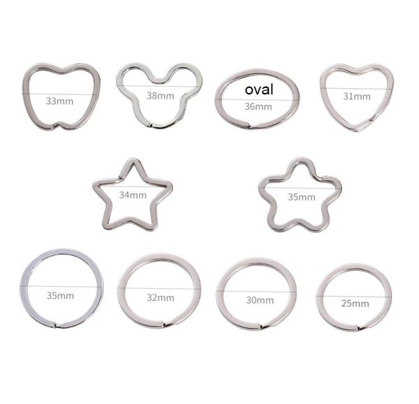 30mm to 35mm round heart star key rings 100pcs metal key holder split key chain connector car handbag diy keychain accessories4143518, Slivery;golden
30mm to 35mm round heart star key rings 100pcs metal key holder split key chain connector car handbag diy keychain accessories4143518, Slivery;golden