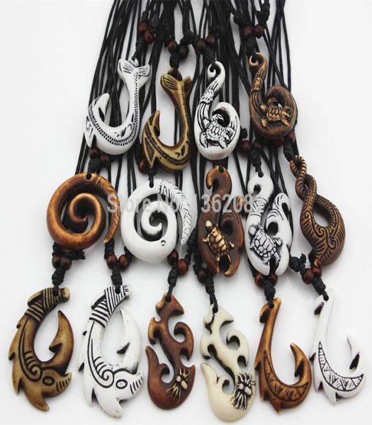 15pcslot mixed hawaiian jewelry imitation bone carved nz maori fish hook pendant necklace choker amulet gift yn5426172443, Silver
15pcslot mixed hawaiian jewelry imitation bone carved nz maori fish hook pendant necklace choker amulet gift yn5426172443, Silver