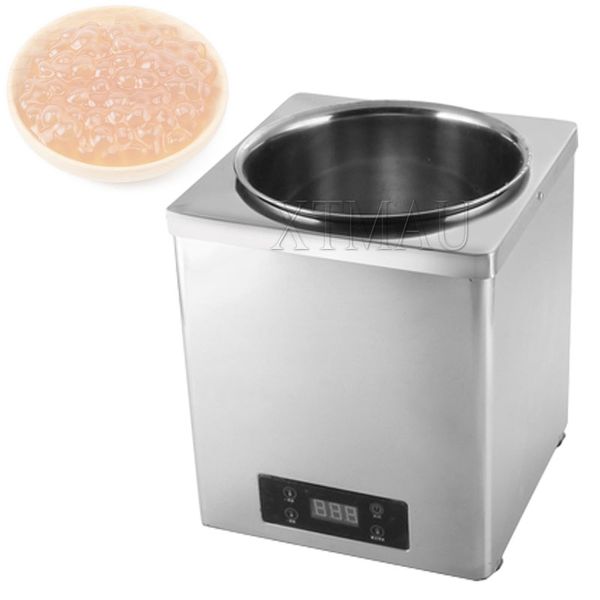 Image of Boba Pearl Warmer Soup Warming Machine Brown Sugar Pearl Insulation Pot Stainless Steel Tapioca Pearl Cooker