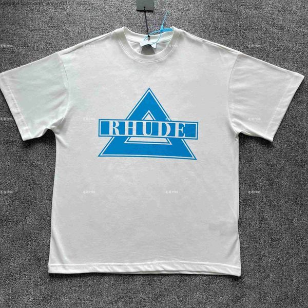 designer fashion clothing tees tshirts rhude blue triangle slogan letter printing street short sleeve t-shirt tee men women streetwear hip h, White;black
designer fashion clothing tees tshirts rhude blue triangle slogan letter printing street short sleeve t-shirt tee men women streetwear hip h, White;black