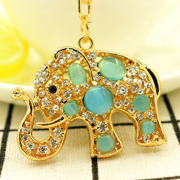 keychains creative opal crystal elephant keychain crafts key chain fashion ring rhinestone animal bag pendant keyrings unique jewelry, Slivery;golden
keychains creative opal crystal elephant keychain crafts key chain fashion ring rhinestone animal bag pendant keyrings unique jewelry, Slivery;golden