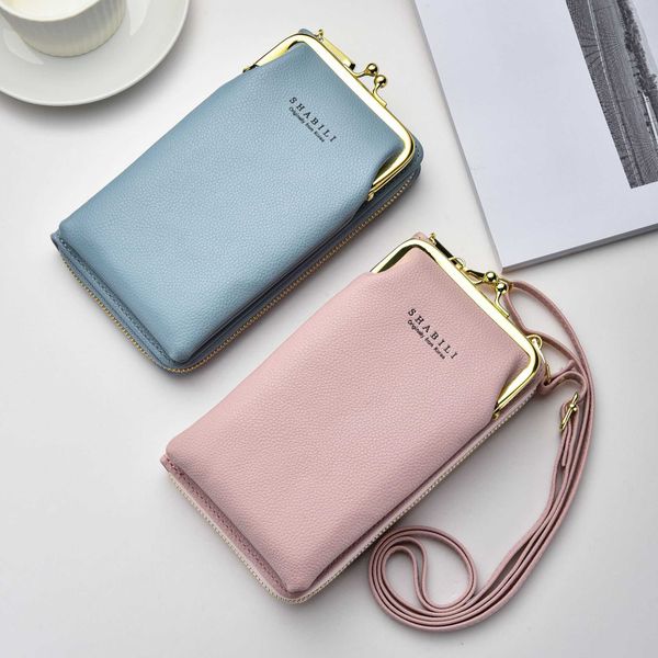 2023 korean version new women's long wallet women's large capacity fashion shoulder messenger bag solid color mobile phone bag
2023 korean version new women's long wallet women's large capacity fashion shoulder messenger bag solid color mobile phone bag