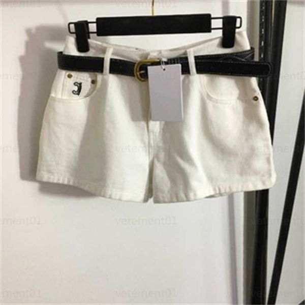 womens shorts fashion leisure white ladies party clothing embroidered logo pocket denim shorts belt clothes women designer, White;black
womens shorts fashion leisure white ladies party clothing embroidered logo pocket denim shorts belt clothes women designer, White;black