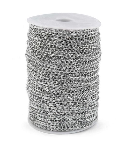 100mroll aluminum ed chains silver color plated necklace curb chains bulk for bracelets open link for diy jewelry making8528822, Blue;slivery
100mroll aluminum ed chains silver color plated necklace curb chains bulk for bracelets open link for diy jewelry making8528822, Blue;slivery