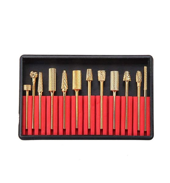 vamsluna 12pcs gold carbide nail drill bit set professional bits tools 332039039 with storage case holder8039004
vamsluna 12pcs gold carbide nail drill bit set professional bits tools 332039039 with storage case holder8039004