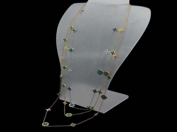 europe america style lady women titanium steel initials long necklace sweater chain with 11 motifs mother of pearl malachite flowe6763716, Silver
europe america style lady women titanium steel initials long necklace sweater chain with 11 motifs mother of pearl malachite flowe6763716, Silver