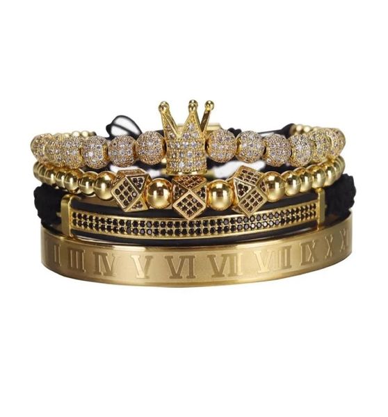new luxury roman royal crown charm bracelet men fashion gold braided adjustable men bracelet for hip hop jewelry 2020 gift6465848, Black
new luxury roman royal crown charm bracelet men fashion gold braided adjustable men bracelet for hip hop jewelry 2020 gift6465848, Black