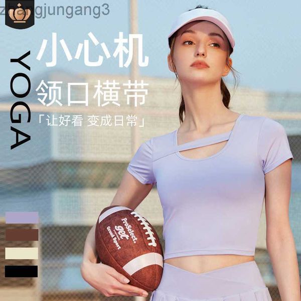 desginer alo yoga t shirt short sleeve women's summer new slim fit open navel sports t-shirt fixed one piece cup running fitness top, White
desginer alo yoga t shirt short sleeve women's summer new slim fit open navel sports t-shirt fixed one piece cup running fitness top, White