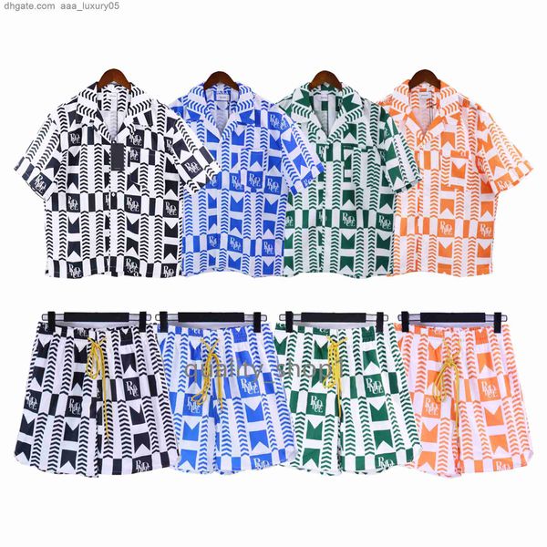 23ss designer mens brand short sleeve shirt rhude shorts fashion casual mens womens lapel shirt short sleeve loose shorts high street print, White;black
23ss designer mens brand short sleeve shirt rhude shorts fashion casual mens womens lapel shirt short sleeve loose shorts high street print, White;black