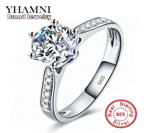 yhamni 100 original solid silver wedding rings for women set 1 carat sona cz diamond engagement ring ar0098026743, Slivery;golden
yhamni 100 original solid silver wedding rings for women set 1 carat sona cz diamond engagement ring ar0098026743, Slivery;golden