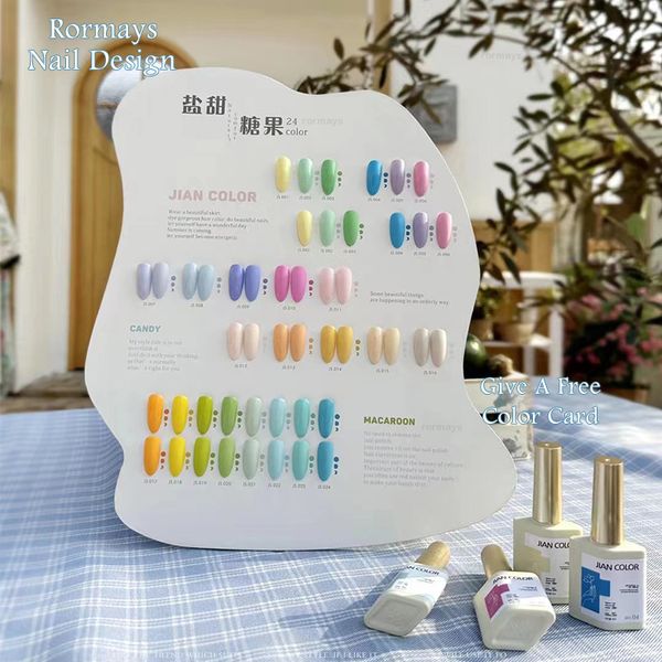 rormays 24 color gel nail polish set 15ml macaron candy color solid color shiny clearcoat soaking primer uv led lasting nail design salon ge
rormays 24 color gel nail polish set 15ml macaron candy color solid color shiny clearcoat soaking primer uv led lasting nail design salon ge