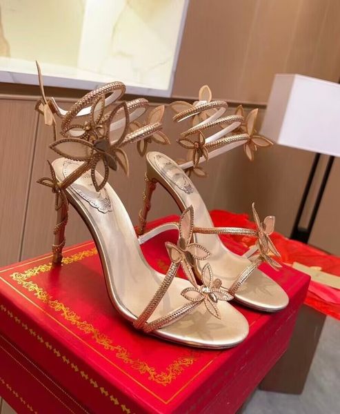 summer brand renecaovilla margot sandals snake wrapped women high heels butterflies crystal strappy party wedding glitter sole lady walking, Black
summer brand renecaovilla margot sandals snake wrapped women high heels butterflies crystal strappy party wedding glitter sole lady walking, Black