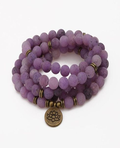 new style openings smile matte purple onyx bracelet 108 mala beads bracelet energy yoga or necklace for women jewelry5222946, Black 
new style openings smile matte purple onyx bracelet 108 mala beads bracelet energy yoga or necklace for women jewelry5222946, Black