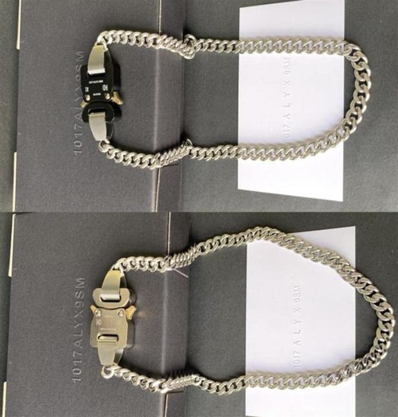 2020ss alyx necklaces men women quality 1017 alyx 9sm necklace chain link metal buckle258c1107567, Silver
2020ss alyx necklaces men women quality 1017 alyx 9sm necklace chain link metal buckle258c1107567, Silver