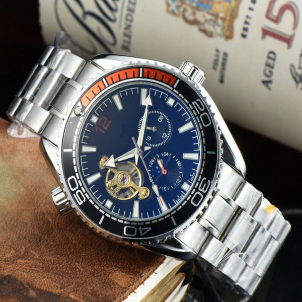 fashion watch men watch skeleton tourbillon hand-winding mechanical automatic watch classic stainless steel strap watches gentleman business, Slivery;brown
fashion watch men watch skeleton tourbillon hand-winding mechanical automatic watch classic stainless steel strap watches gentleman business, Slivery;brown