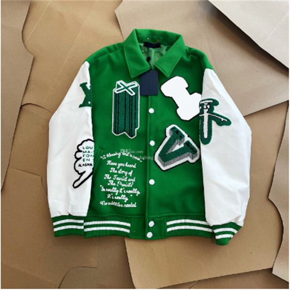 men's jackets fashion brand mens women jacket vintage loose long sleeve green baseball man's hip hop autumn varsity casual warm, Black;brown
men's jackets fashion brand mens women jacket vintage loose long sleeve green baseball man's hip hop autumn varsity casual warm, Black;brown