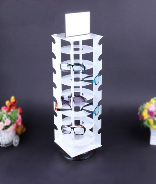 tonvic whole rotating white plastic sunglass display stand holder glasses rack for 28 pairs with mirror8458631, Black
tonvic whole rotating white plastic sunglass display stand holder glasses rack for 28 pairs with mirror8458631, Black