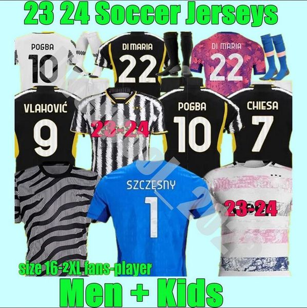 22 23 24 juventus soccer jerseys vlahovic milik 2023 2024 bonucci danilo locatelli cuadrado kean football shirts di maria men kids sets pogb, Black;yellow
22 23 24 juventus soccer jerseys vlahovic milik 2023 2024 bonucci danilo locatelli cuadrado kean football shirts di maria men kids sets pogb, Black;yellow