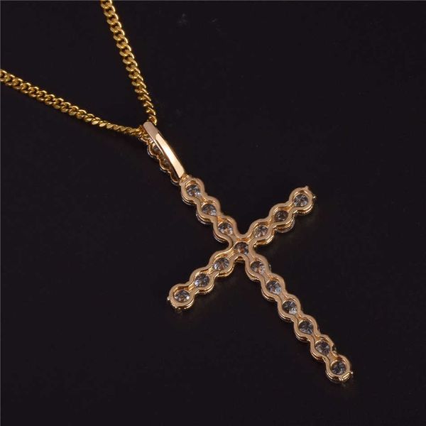 pendant necklaces zircon cross gold color copper material necklace fashion hip hop jewelry 230621, Silver
pendant necklaces zircon cross gold color copper material necklace fashion hip hop jewelry 230621, Silver
