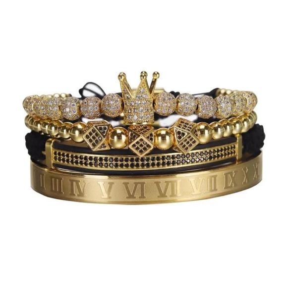 new luxury roman royal crown charm bracelet men fashion gold braided adjustable men bracelet for hip hop jewelry 2020 gift9684608, Black
new luxury roman royal crown charm bracelet men fashion gold braided adjustable men bracelet for hip hop jewelry 2020 gift9684608, Black