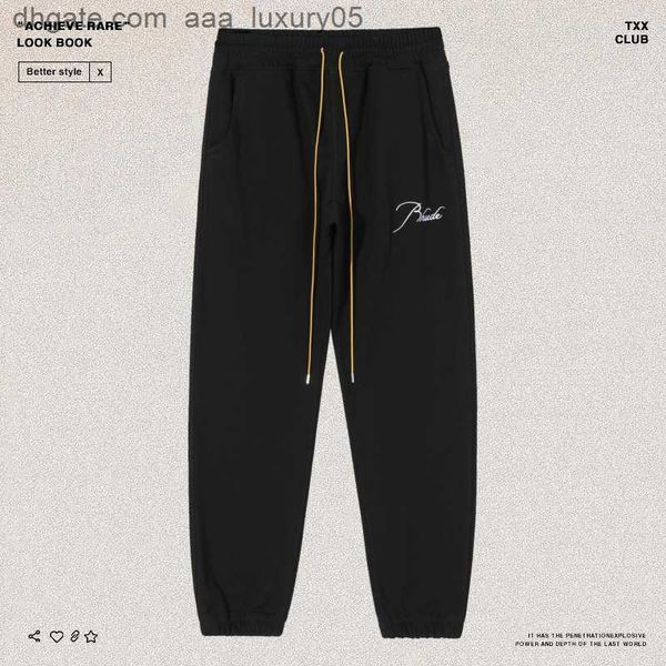designer clothing casual pant rhude embroidered high street tungle sports pants trend brand men's loose drawstring casual pants outdoor, Black
designer clothing casual pant rhude embroidered high street tungle sports pants trend brand men's loose drawstring casual pants outdoor, Black