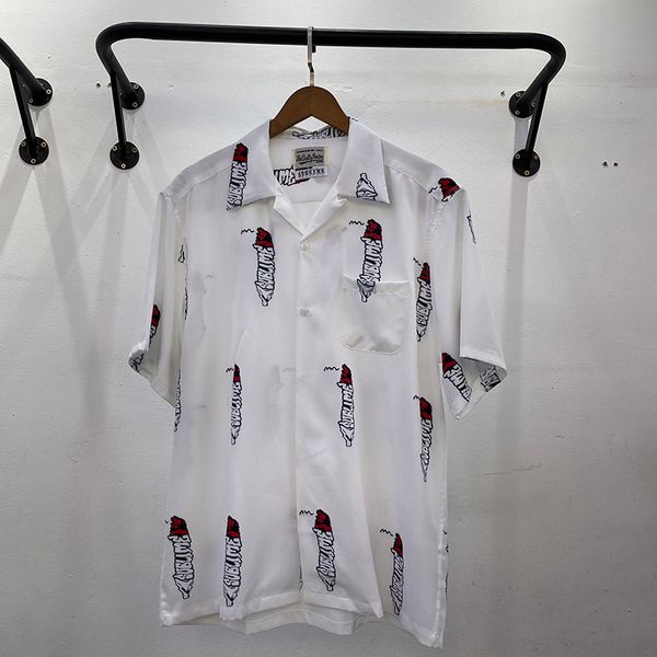 cotton casual shirts men white print hip hop hawaiian short sleeve fashion summer, White;black
cotton casual shirts men white print hip hop hawaiian short sleeve fashion summer, White;black