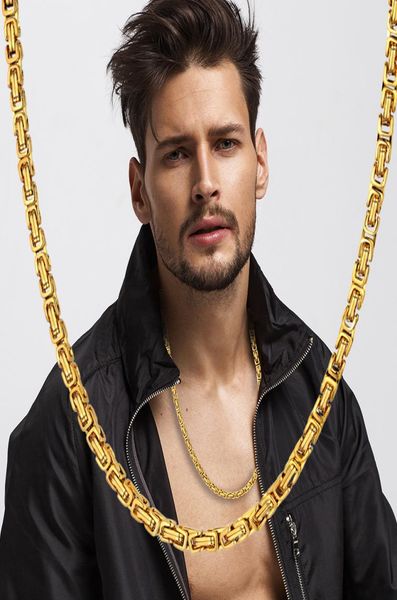 2019 byzantine box statement men gold silver 4mm stainless steel choker necklace chain8537619
2019 byzantine box statement men gold silver 4mm stainless steel choker necklace chain8537619