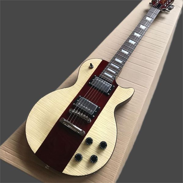tiger maple guitar in multiple colors, lp electric guitar, mahogany fingerboard, ing
tiger maple guitar in multiple colors, lp electric guitar, mahogany fingerboard, ing