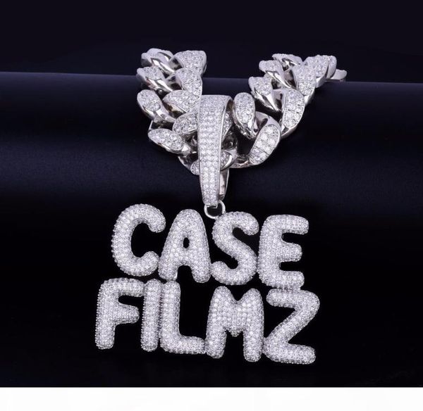 with 20mm cuban chain custom name small bubble letters chain pendant necklace for men zircon hip hop jewelry6147019, Silver
with 20mm cuban chain custom name small bubble letters chain pendant necklace for men zircon hip hop jewelry6147019, Silver