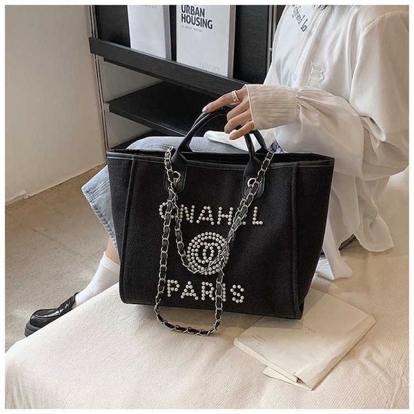 large capacity women's bag new fashion commuter big bag chain beaded versatile one shoulder tote bag 50% outlet online sale
large capacity women's bag new fashion commuter big bag chain beaded versatile one shoulder tote bag 50% outlet online sale