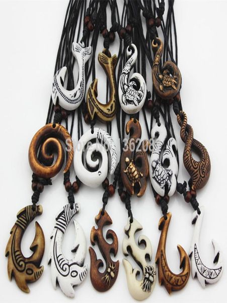 15pcslot mixed hawaiian jewelry imitation bone carved nz maori fish hook pendant necklace choker amulet gift yn5426509962, Silver
15pcslot mixed hawaiian jewelry imitation bone carved nz maori fish hook pendant necklace choker amulet gift yn5426509962, Silver