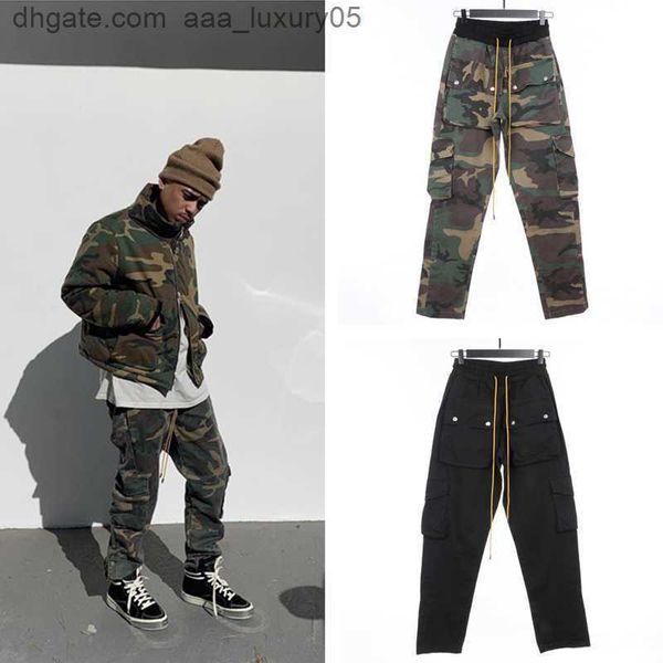 designer clothing pant rhude pocket camouflage overalls drawstring button pants bibber personalized casual pants fashion streetwear jogger t, Black
designer clothing pant rhude pocket camouflage overalls drawstring button pants bibber personalized casual pants fashion streetwear jogger t, Black