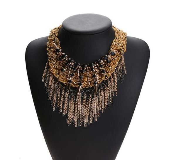 fashion exaggerated knitting necklace mix with accessories sweater chain black long tassel clavicle chain9081542, Golden;silver
fashion exaggerated knitting necklace mix with accessories sweater chain black long tassel clavicle chain9081542, Golden;silver