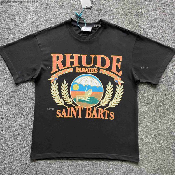 designer fashion clothing tees tshirts rhude summer vacation style beach sunshine chair wheat ear print short sleeve t-shirt trendy street, White;black
designer fashion clothing tees tshirts rhude summer vacation style beach sunshine chair wheat ear print short sleeve t-shirt trendy street, White;black