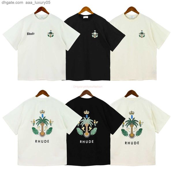 designer fashion clothing tees tshirt american rhude fashion letter coconut tree print casual versatile loose round neck short sleeve tshirt, White;black
designer fashion clothing tees tshirt american rhude fashion letter coconut tree print casual versatile loose round neck short sleeve tshirt, White;black