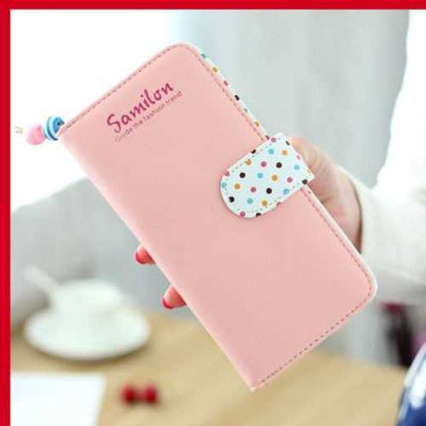 stylish and exquisite small purse 2023 new women's long wallet korean cute wave point two fold buckle zipper, Red;black
stylish and exquisite small purse 2023 new women's long wallet korean cute wave point two fold buckle zipper, Red;black