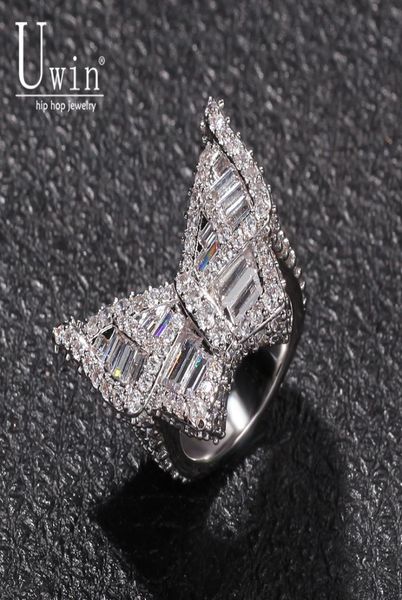 uwin butterfly cz rings micro paved full bling iced out cubic zircon luxury fashion hiphop jewelry gift 2103108246418, Silver
uwin butterfly cz rings micro paved full bling iced out cubic zircon luxury fashion hiphop jewelry gift 2103108246418, Silver