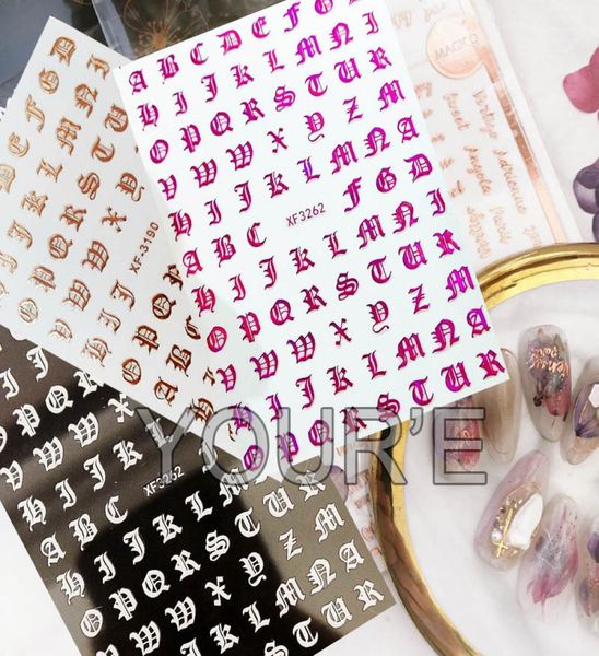 new pattern 3d gold black white nail sticker selfadhesive diy charm lable letter sticker for nails decals manicure nail art decal9379904
new pattern 3d gold black white nail sticker selfadhesive diy charm lable letter sticker for nails decals manicure nail art decal9379904