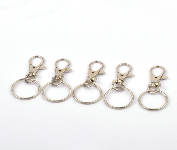 swivel lobster clasp clips with keyings metal key hooks keychain split ring for diy bag chaveiro 5pcslot ps04227528402, Silver
swivel lobster clasp clips with keyings metal key hooks keychain split ring for diy bag chaveiro 5pcslot ps04227528402, Silver