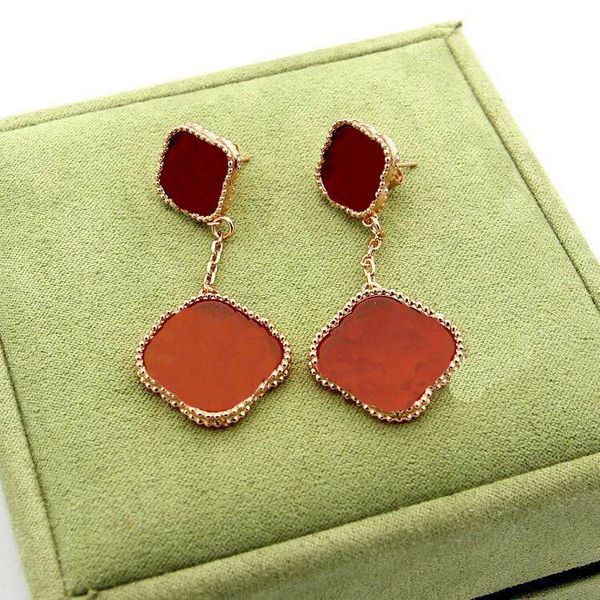 4/four leaf clover earring brand designer earrings for womannew double flower charm earring natural earrings for women wedding jewelry gift, Golden
4/four leaf clover earring brand designer earrings for womannew double flower charm earring natural earrings for women wedding jewelry gift, Golden