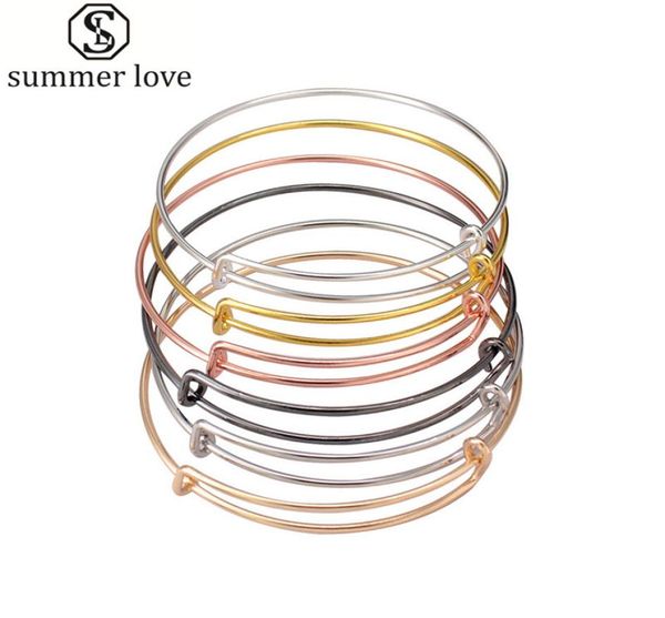 50pcs lot silver gold color charm bangle expandable wire bracelet adjustable black bangle for women diy jewelry making8652055
50pcs lot silver gold color charm bangle expandable wire bracelet adjustable black bangle for women diy jewelry making8652055