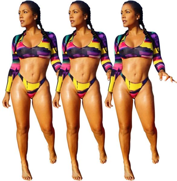 2019 new women summer tie dye colorful print long sleeve crop pant suit two piece set bodycon beach swimsuit swim wear1544070
2019 new women summer tie dye colorful print long sleeve crop pant suit two piece set bodycon beach swimsuit swim wear1544070