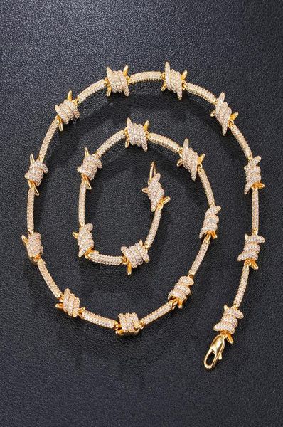 chains dz 8mm barbed wire necklace solid back copper chain with zircon stones punk style gold set hip hop fashion jewelry8823377, Silver
chains dz 8mm barbed wire necklace solid back copper chain with zircon stones punk style gold set hip hop fashion jewelry8823377, Silver
