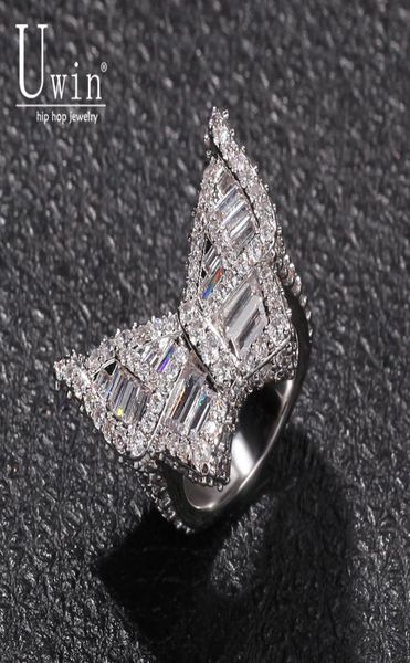 uwin butterfly cz rings micro paved full bling iced out cubic zircon luxury fashion hiphop jewelry gift 2103104093644, Silver
uwin butterfly cz rings micro paved full bling iced out cubic zircon luxury fashion hiphop jewelry gift 2103104093644, Silver