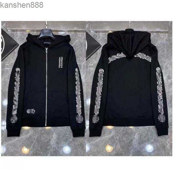 classic fashion luxury mens zipper ch hoodies designer horseshoe sanskrit cross print pullover hooded sweatshirts sweater woman loose jackts, Black
classic fashion luxury mens zipper ch hoodies designer horseshoe sanskrit cross print pullover hooded sweatshirts sweater woman loose jackts, Black
