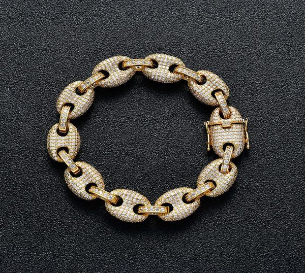 12mm wide hip hop cz stone paved bling iced out solid coffee beans link chain bracelets for men women fashion rapper jewelry2724417, Black
12mm wide hip hop cz stone paved bling iced out solid coffee beans link chain bracelets for men women fashion rapper jewelry2724417, Black